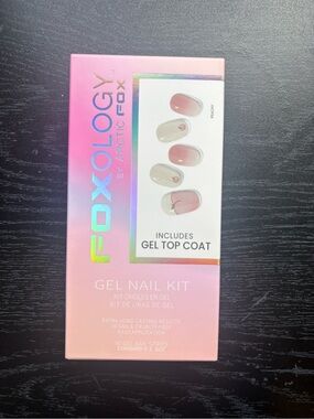 Foxology Gel Nail Kit by Arctic Fox — Pink Gel Nail Strips — Peachy